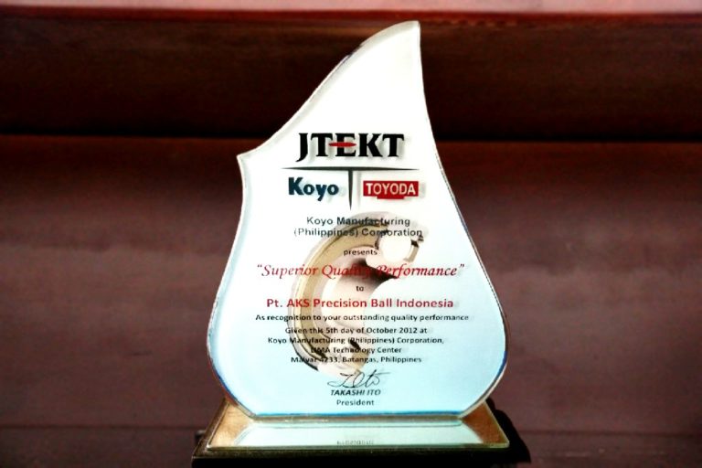 PT AKS Precision Ball Indonesia Penganugerahan “Quality Excellence